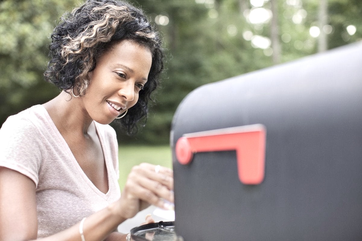 A Check in the Mailbox